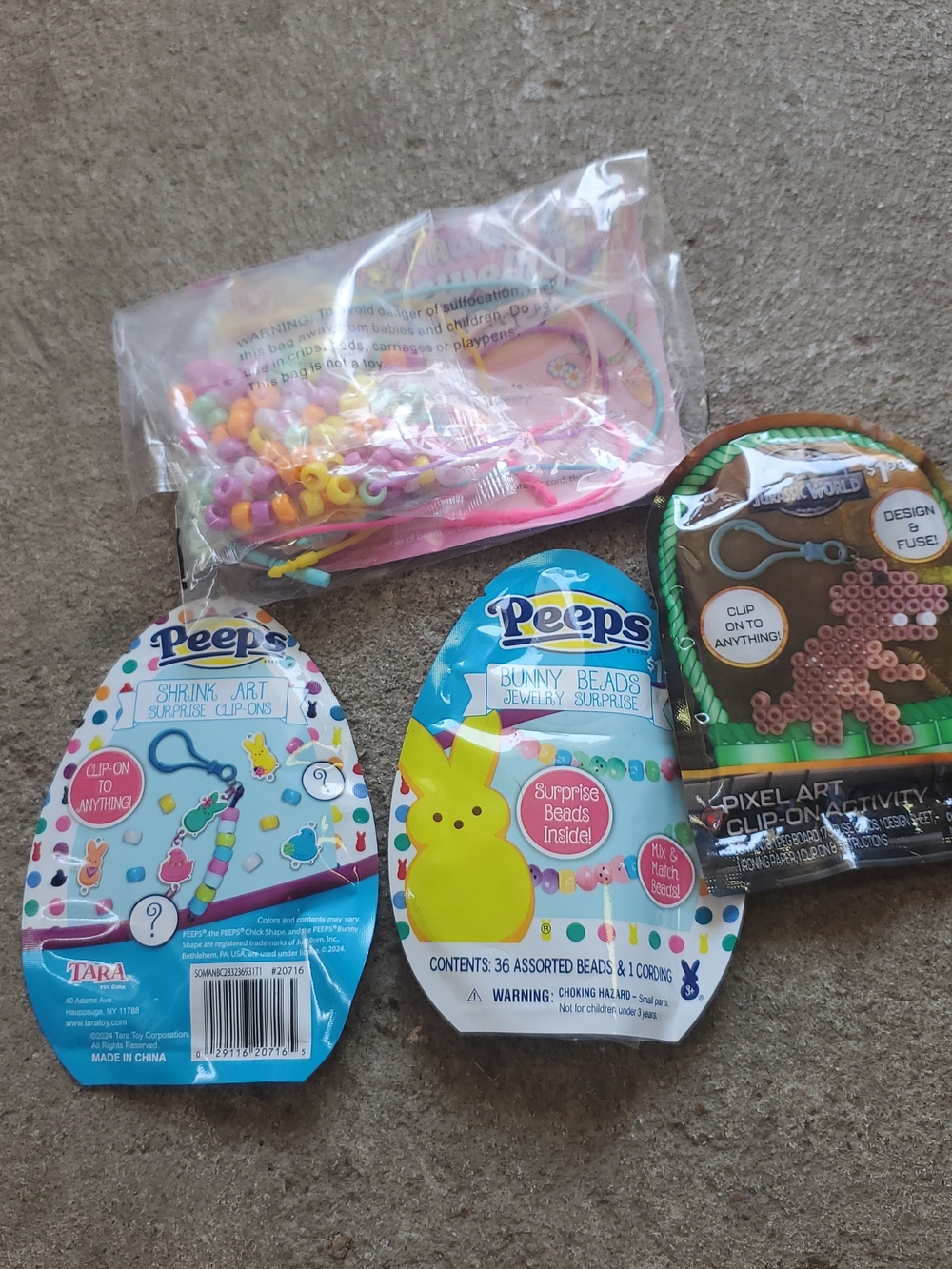 Kids' Bunny Beads Jewelry Kit - Pink, Yellow, Purple